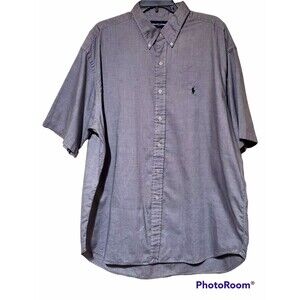 Ralph Lauren Golf Polo Shirt TILDEN Mens XXL Gray Short Sleeve Button